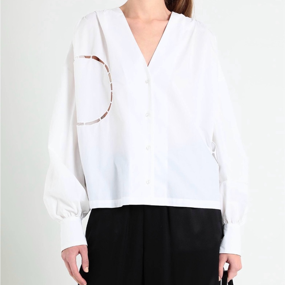 Elegant White Blouse by Manila Grace